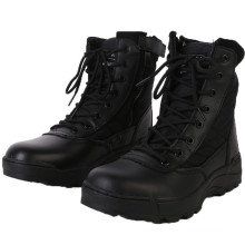 Good Quality Black Leather Police Tactical Boots Military Boots (2004)